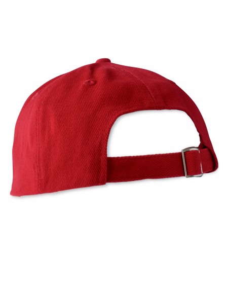 Cappello rosso Bologna non molla con visiera bambino